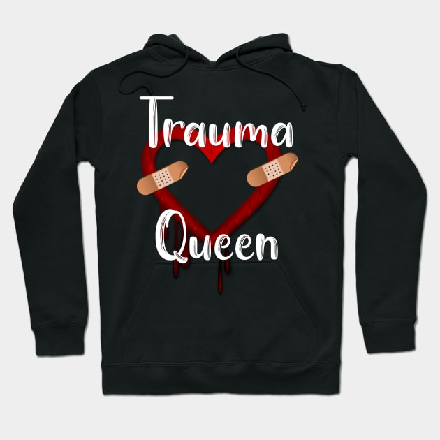 Trauma Queen Hoodie by DANPUBLIC